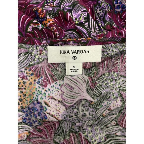 Kika Vargas x Target Purple Boho Blouse Top Size XS - Picture 4 of 4